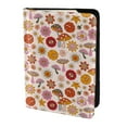 thumbnail image 2 of Pofeuu Fall 70s Groovy Hippie Print Travel Document Organizer Passport Holder Men Women for Family (6.5 in x 4.5 in),Wallet Holder Credit Card Clutch Bag Case, 2 of 5