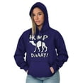 thumbnail image 3 of Hump Day Funny Wednesday Camel Gym Unisex Plus Fleece Graphic Hoodie Brisco Brands 2X, 3 of 5