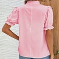 thumbnail image 4 of Usted Es Más Que una Camisa de Puntuación de Prueba, Cuello en V de Manga Corta Suelta, Camisa para Mujeres, 4 of 5