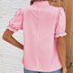 thumbnail image 4 of Usted Es Más Que una Camisa de Puntuación de Prueba, Cuello en V de Manga Corta Suelta, Camisa para Mujeres, 4 of 5