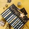 thumbnail image 6 of HOMERAL 16" Extra Large Gift Bag with Greeting Card and Tissue Paper - Black & Gold Birthday Cake & Star Design Perfect for Birthday Gifts, 6 of 6