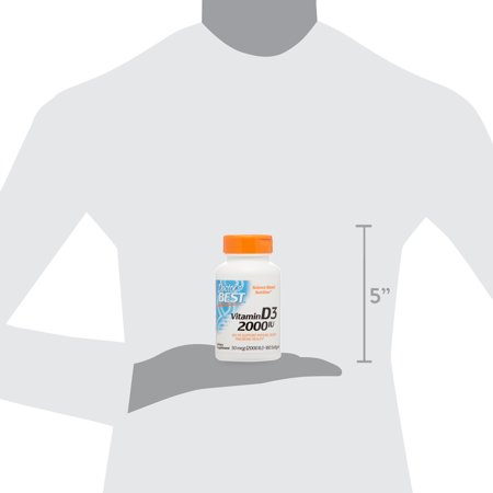 ドクターズベスト ビタミンD3 2000IU (50mcg) 180粒 ソフトジェル Doctor's Best Vitamin D3 サプリメント ビタミン ビタミンD-3 ビタミンサプリ