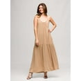 thumbnail image 4 of Womens Spaghetti Strap Maxi Dress, 4 of 10