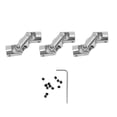 thumbnail image 1 of Junta universal de metal RC, 3 piezas Acoplamiento de junta universal Acoplador de eje de junta universal Junta universal de metal Los mejores materiales, 1 of 8