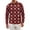 Deep Red (Buffalo Plaid Snowflake), variant on CCRFTGI Christmas Long Sleeve Polo Shirts for Men Casual Lightweight Performance Polo Tee Moisture Wicking Quick Dry Classic Xmas Tree Gift Golf Polos for Men Green L