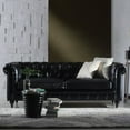 thumbnail image 3 of Madison Home USA Tufted  Leather Chesterfield Sofa, 3 of 6