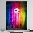 thumbnail image 2 of Designart 'Glowing Background' Modern wall clock, 2 of 3