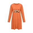 thumbnail image 5 of Xdegoge Womens Fall Nightgown Long Sleeve Sleepwear Coffee Cup Graphic Sleep Dress Autumn Thanksgiving Casual Lounge Pajamas Comfortable Nightshirts Gowns, 5 of 6