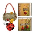 thumbnail image 3 of Resin Ladybug Welcome Decor Hanging Sign for Garden Easter Front Open, 3 of 8