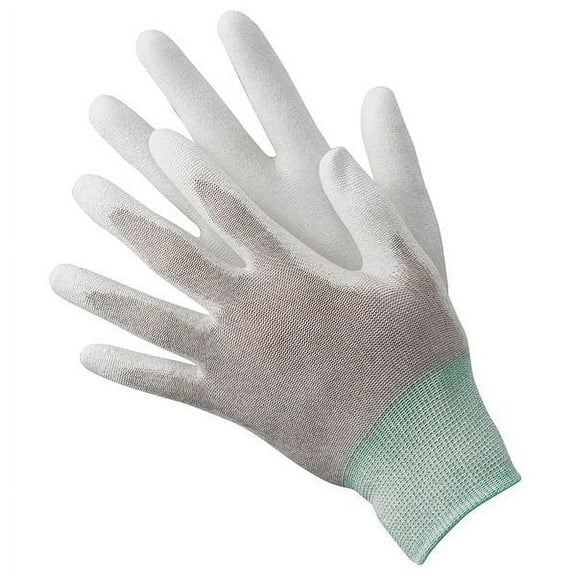 Condor Antistatic Glove,L,Nylon/Copper Fiber,PR 19L041