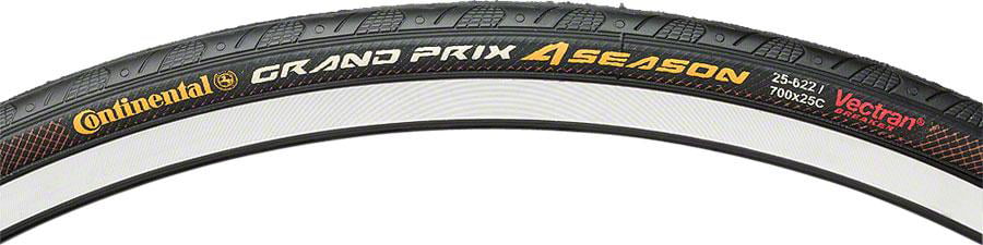 Black/Black Skin Continental Grand Prix 4-Season Folding Clincher Tyre 700 x 