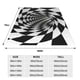 thumbnail image 3 of Fotbe 3D Vortex Illusion Manta de Franela Acolchonada con Estampado, Súper Suave y Esponjosa, Extra Grande para Sofá, Cama, Uso Todo el Año-80"x60", 3 of 7