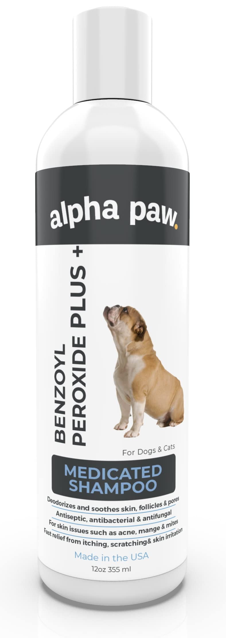 Smiling Paws Pets Itch Relief Shampoo for Pets Contains Benzoyl