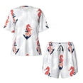 thumbnail image 4 of Lsque Sea Horse And Corals1 Women's Short-Sleeved Pajama Set - 2 Piece Soft and Lightweight Sleepwear Set-Medium, 4 of 9
