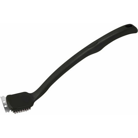 Onward Grill Pro 17" Black Long Handle Plastic Grill Brush