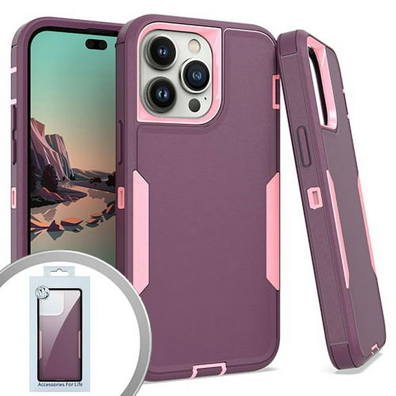 For Iphone 14 Pro 6.1 Slim Case 2 Purple