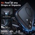 thumbnail image 4 of XUCP-Magnetic pour Étui iPhone 16 Plus, Protection Complète de la Caméra Améliorée, Compatible MagSafe, Étui Robuste pour iPhone 16 Plus 6.7 Pouces, Protection contre les Chutes, Anti-Rayures, Noir, 4 of 4