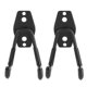 thumbnail image 1 of DOITOOL 2 Pcs Garage Storage Utility Hooks Wall Mounted Hanging Hooks Metal U-Hooks Tool Organizers for Garden Tools Ladders (Black), 1 of 3