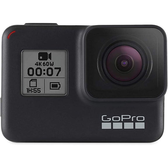 GoPro HERO7 Black - E-Commerce Packaging - Waterproof Digital Action Camera with Touch Screen 4K HD Video 12MP Photos Live Streaming Stabilization