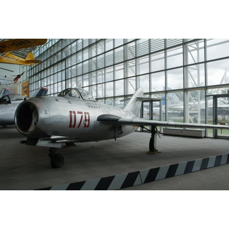 Mig 15 Fighter LAMINATED POSTER At Museum of Flight, Boeing Field, Seattle. MiG-15 was the definitive Communist Bloc fighter aircraf Poster Print 24 x 36 ()