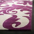 thumbnail image 7 of SAFAVIEH Soho Blair Floral Wool Area Rug, Purple/Beige, 2' x 3', 7 of 7