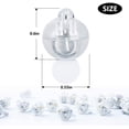thumbnail image 3 of Mini lámpara de globos LED de 100 piezas, larga vida útil, resistente al agua, para linterna de papel, decoración de bodas, cumpleaños de fiestas, luces decorativas para festivales (blanco).... oso de fresa Electrónica, 3 of 5