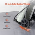 thumbnail image 5 of Dual Welding Cylinder Cart - Oxygen Acetylene Tank Cart with 10" Wheels, 5 of 6