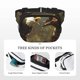 thumbnail image 5 of Disketp Dinosaur Bald Eagle Riñonera de Doble Capa, Bolsa de Cintura Ajustable para Viajes, Correr y Senderismo, Riñonera Ligera para Hombre y Mujer, 5 of 9