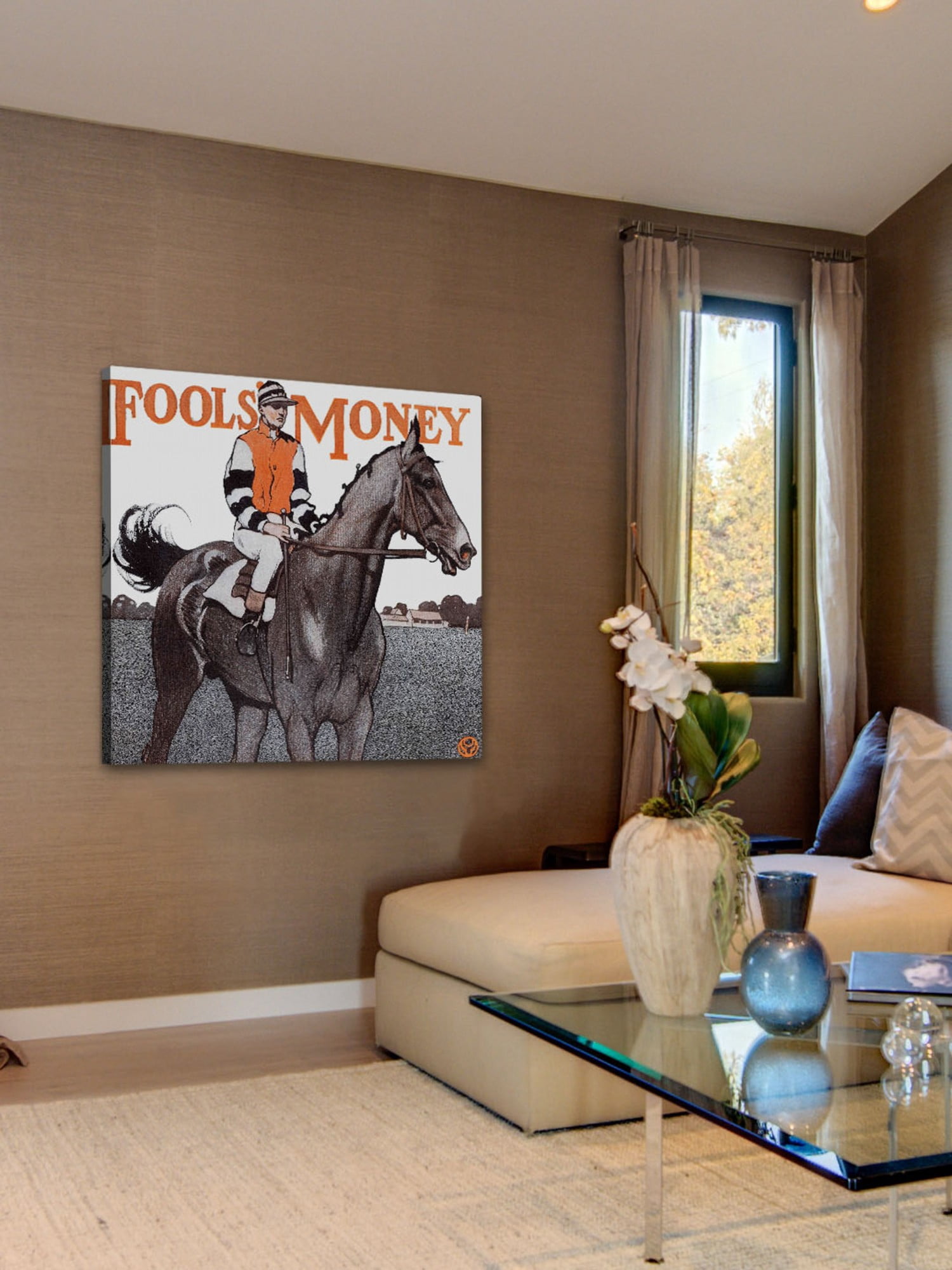 Marmont Hill Fools Money by Edward Penfield Painting Print on Canvas