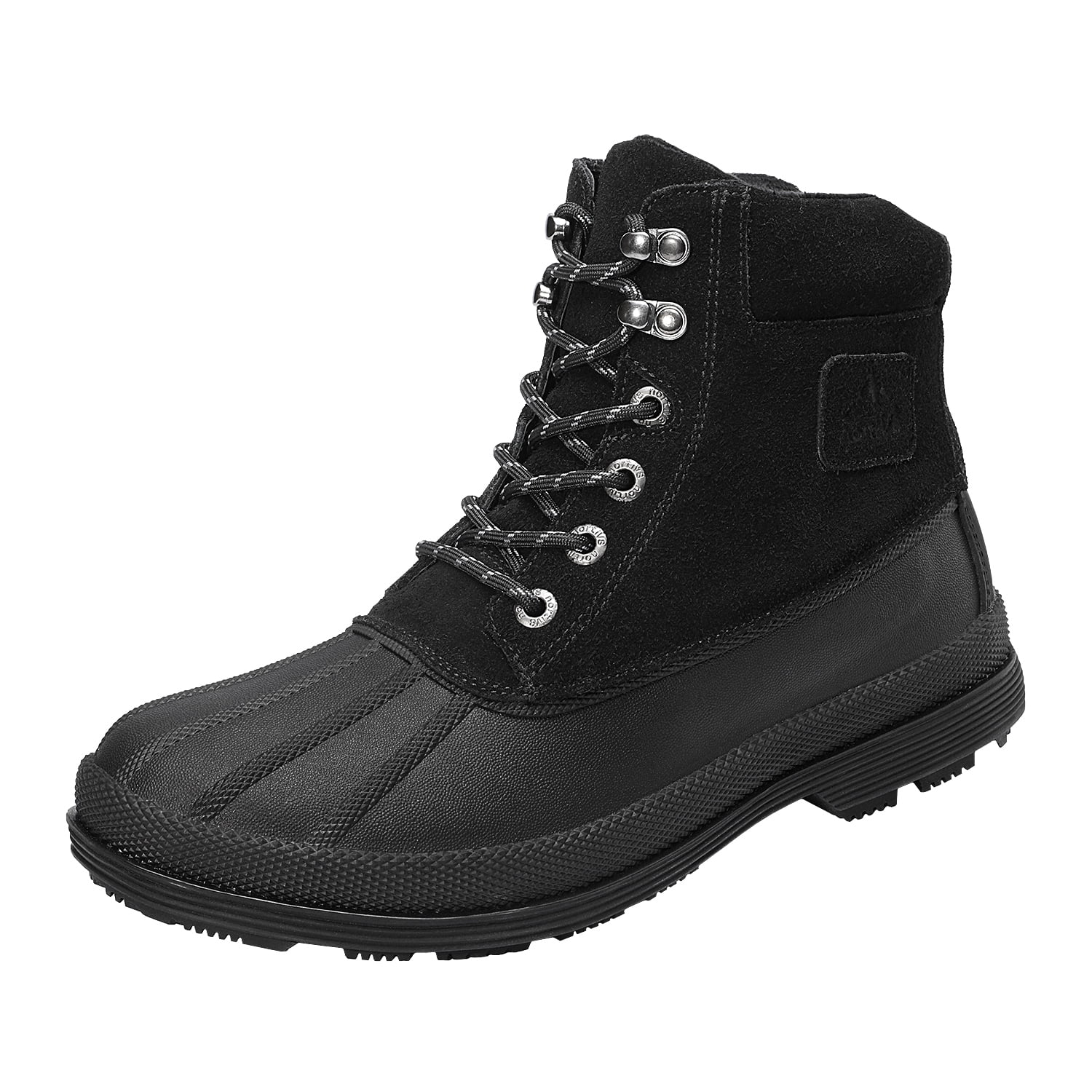 NORTIV 8 Men's Cold Weather Winter Boots Mid Ankle Non Slip Insulated