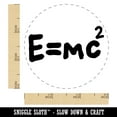 thumbnail image 2 of Einstein Equation for Energy and Mass Formula Self-Inking Rubber Stamp Ink Stamper - Fuchsia Ink - Small 3/4 Inch, 2 of 7