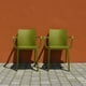 thumbnail image 5 of Ilios Innova | Set de 4 Sillas Solei Verde de Polipropileno con Fibra de Vidrio, Sillas para Comedor, Jardín o Restaurante, Diseño Moderno con Apoyabrazos, Resistentes a la Intemperie y Apilables, 5 of 9