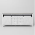 thumbnail image 3 of Lexora Home Marsyas 80" Quartz Top Double Vanity with Sinks in White, 3 of 8