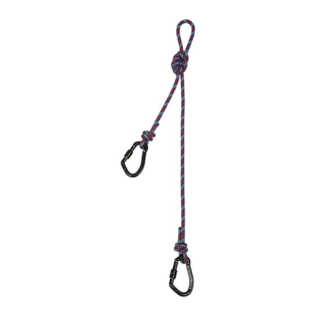 Cordón de seguridad kusrkot Arnés de escalada Cinturón de rapel Ganchos Cuerda negro