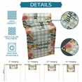 thumbnail image 6 of Spring Flowers Table Runner 70 Inches, Seasonal Botanical Garden Florals Plaid Bed Runner Dresser Scarves Tabletop for Indoor Outdoor Parties/Ceremony/Banquet, 13" x 70", 6 of 9