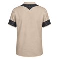 thumbnail image 6 of Zylarhe Kids Halloween Tops Fun Graphic Short Sleeve Tee with Boat Print for Boys Khaki 5-6 Years, 6 of 6