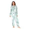 thumbnail image 2 of 1 Piece Adult Onesie Pajamas Cozy & Loose-Fit Sleepsuit Loungewear with Pockets Cute Cartoon Llama Pattern XXX-Large, 2 of 7