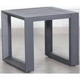 thumbnail image 3 of Paris Outdoor Aluminum Frame Grey End Table, 3 of 3