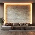 thumbnail image 2 of Dundee Deco 3D Wall Panels, PVC, Faux Bricks in Grey, Set of 10, Covers 52 sq ft, 2 of 6