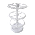 thumbnail image 4 of Segolike Earring Organizer Holder,Rotating Hanging Rack,Jewelry Display Stand,Storage Rack for Necklace Vanity Table Earrings Bracelet 3 Tier in White, 4 of 8