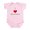 Petal Pink, variant on - I Love (Heart) Maw Maw Infant Bodysuit - Baby Light Bodysuit, Size Newborn - 24 Months