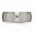 thumbnail image 3 of Solid Titanium Faceted 8mm Men's Wedding Brushed Matte Finish Band Ring Size 8, 3 of 7