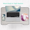 thumbnail image 4 of ERDS-Small Mouse Pad 6.6 Inch, Takes up Wrist and Mouse Space, Waterproof Compact Mini Mouse Mat for Laptop Computer Wireless Mouse Keyboard Home Office Travel,Purple God Marble, 4 of 4