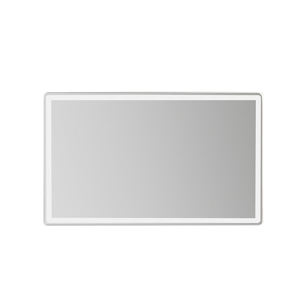 iSpchen Car Vanity Mirror Stainless Steel Cosmetic Mirror SelfAdhesive