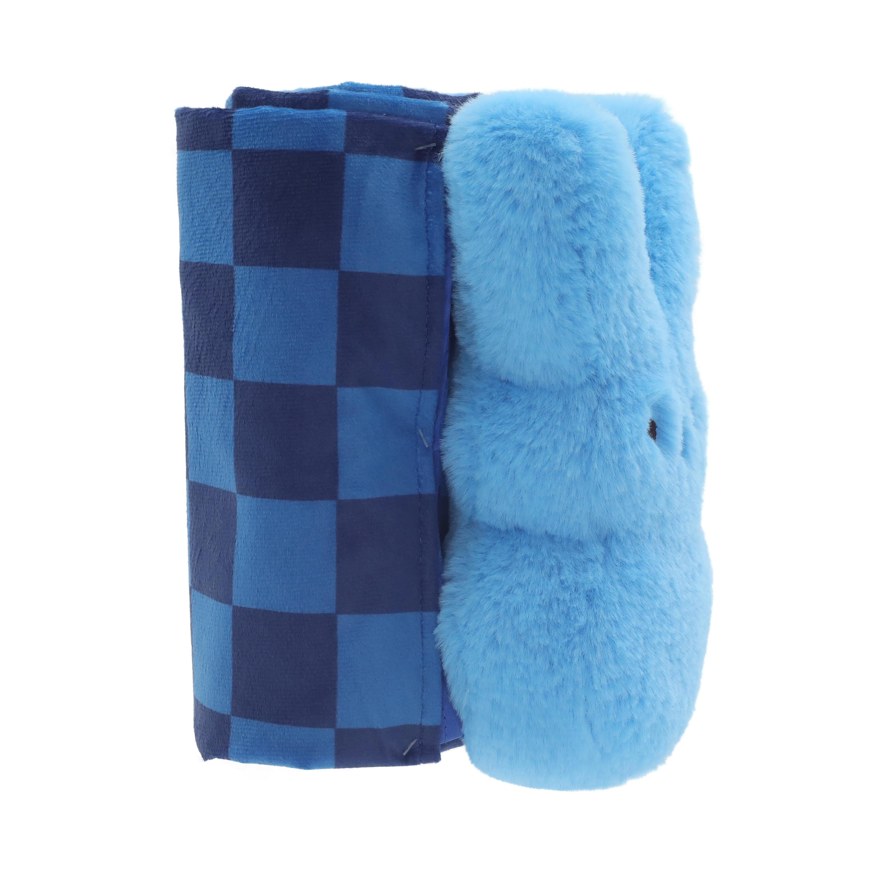 PEEPS® Blue Bunny Plush with Matching Blanket, Two-Piece Easter Gift Set