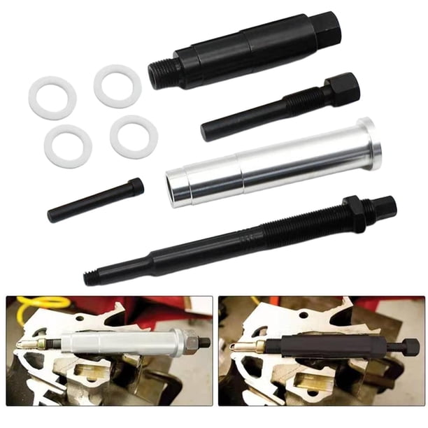 Herramienta de extracción de extractor de bujías para motores de 3 válvulas, accesorios de reparación de automóviles Yotijar removedor de bujías roto