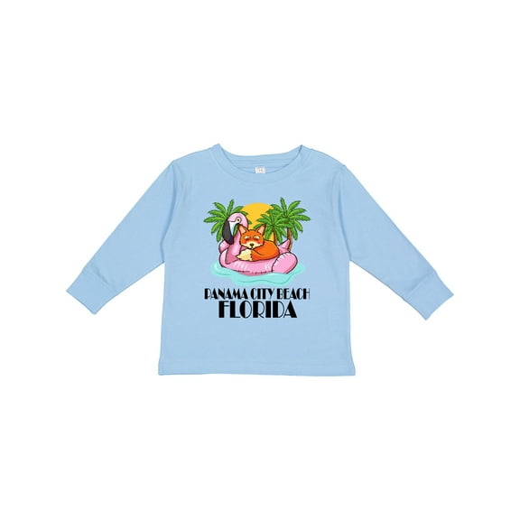 Inktastic Panama City Beach Vacation Girls Long Sleeve Toddler T-Shirt