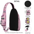 thumbnail image 3 of Crossbody Sling Backpack for Women Men Ocean Shark Shark Illustration Shoulder Sling Crossbody Casual Chest Bag for Travel Sports Running Hiking, 3 of 6