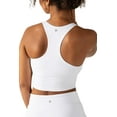 thumbnail image 5 of YITTY Active Women's UltraLuxe Built-in Bra Tank Top, Athleisure, 4-Way-Stretch, True White, 3X, 5 of 6