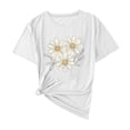 thumbnail image 4 of Sokhug Women's Fashion T-Shirts Funny Fish Graphic Crew Neck Tees Summer Casual Lightweight Breathable Athletic Tops, 4 of 6